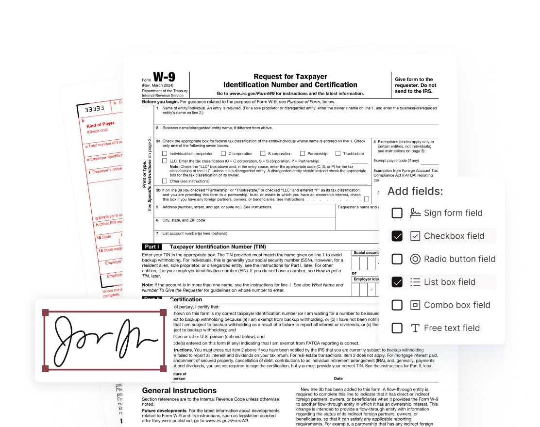 Simple signing and form-filling